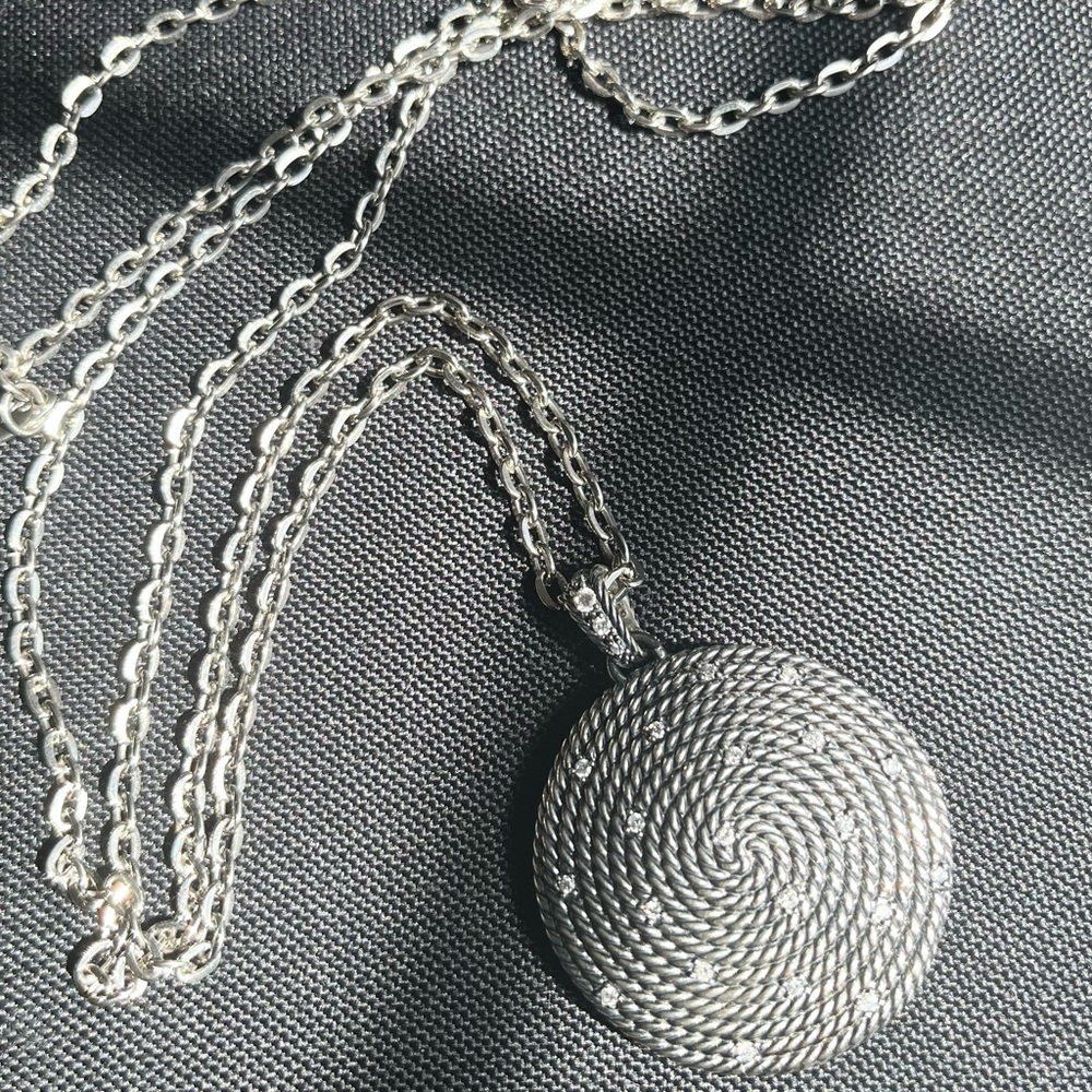 ✨SALE ✨David Yurman Diamond Starlight Cable Coil Pendant